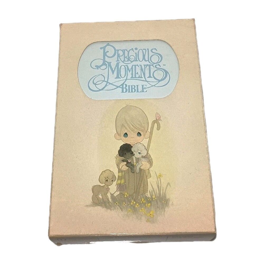 Precious Moments Bible 271B N KJV New King James Version Blue Mist Keepsake Edtn
